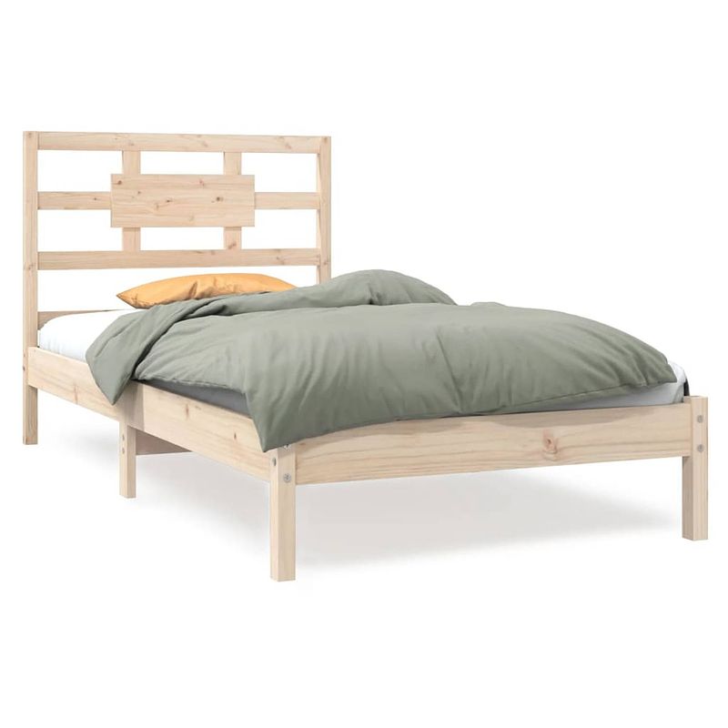 Foto van Vidaxl bedframe massief hout 100x200 cm