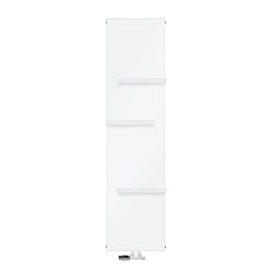 Foto van Badkamerradiator 1800x452 mm wit met wandaansluitset ml-design