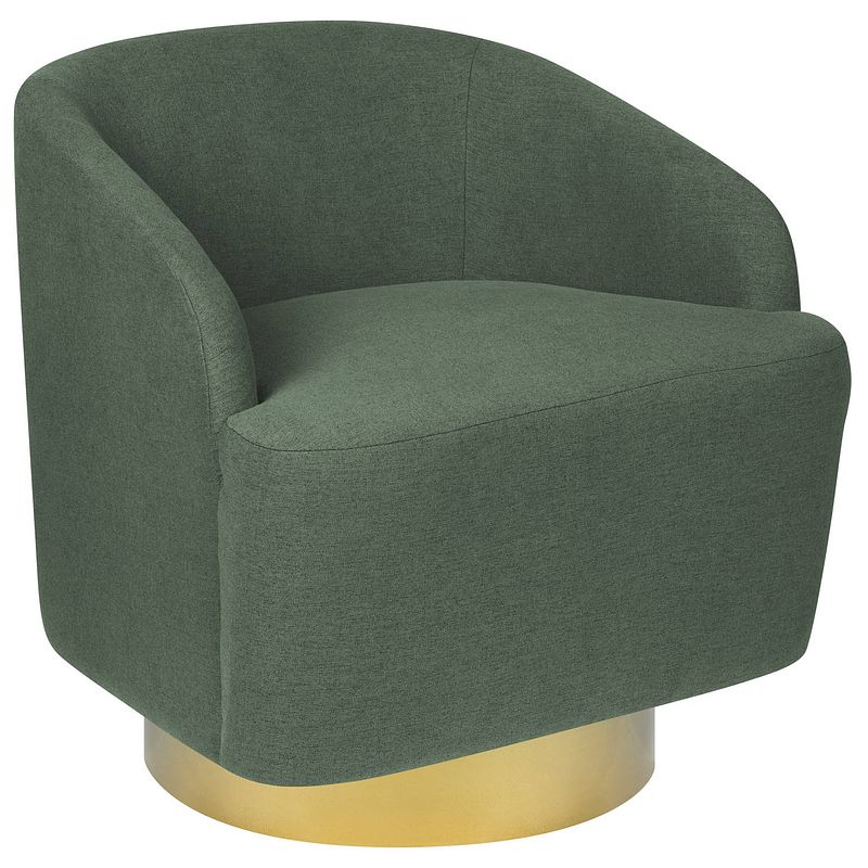 Foto van Beliani lavik - fauteuil-groen-polyester