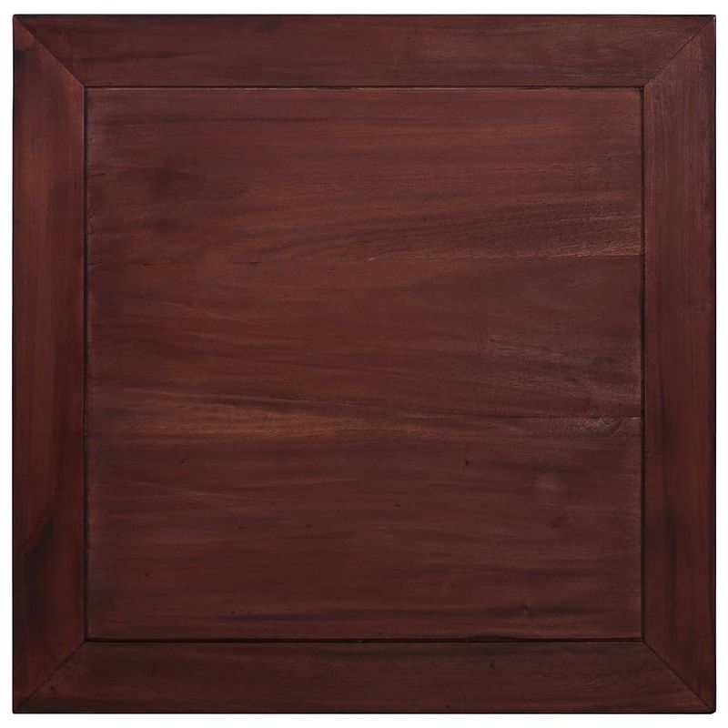 Foto van Infiori salontafel 68x68x30 cm massief mahoniehout klassiek bruin