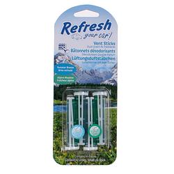 Foto van Refresh your car luchtverfrisser geursticks alpine/summer 4 stuks