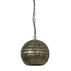 Foto van Light & living - hanglamp kymora - 40x40x39 - brons