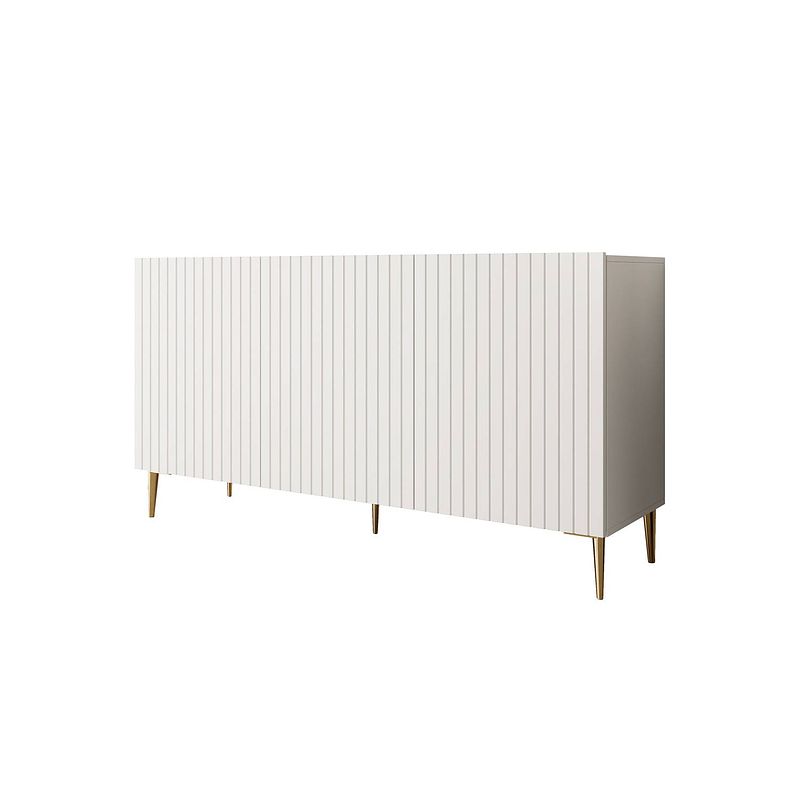 Foto van Meubella dressoir king - 150 cm - wit