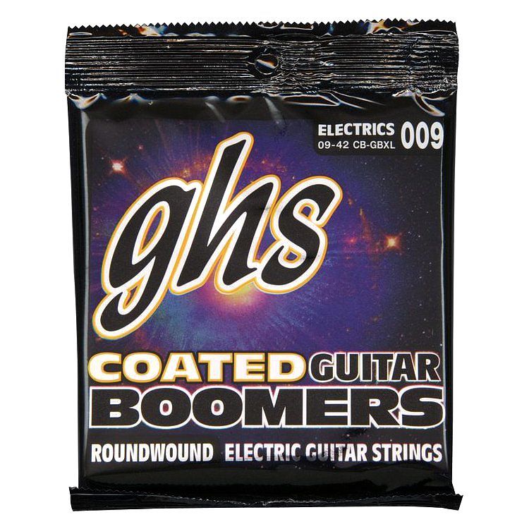 Foto van Ghs cb-gbxl coated boomers snarenset voor elektrische gitaar