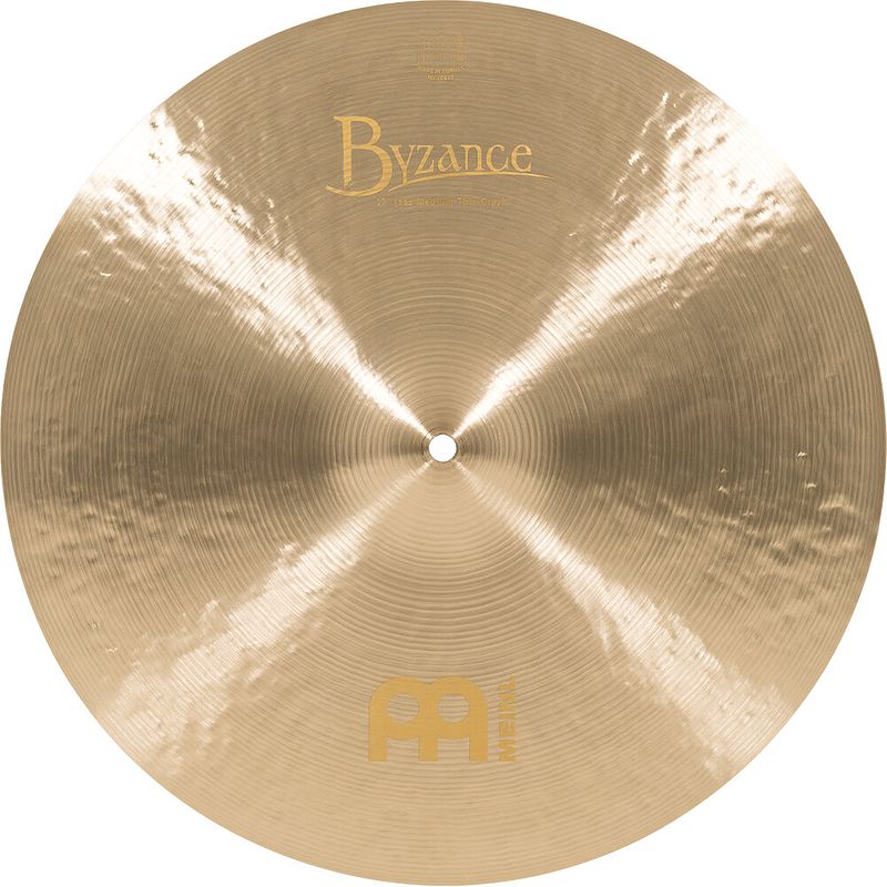 Foto van Meinl b17jmtc byzance jazz medium thin crash bekken 17 inch