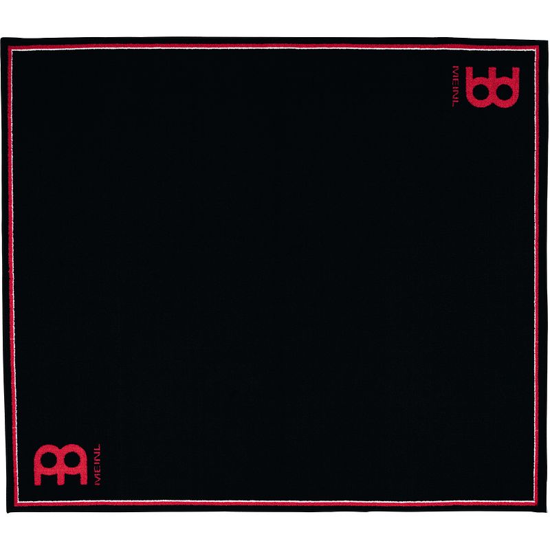 Foto van Meinl mdrs-bk small drum rug drummat zwart 1.60 x 1.40 m