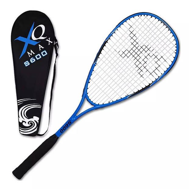 Foto van Xq max squashracket s600 blauw en zwart