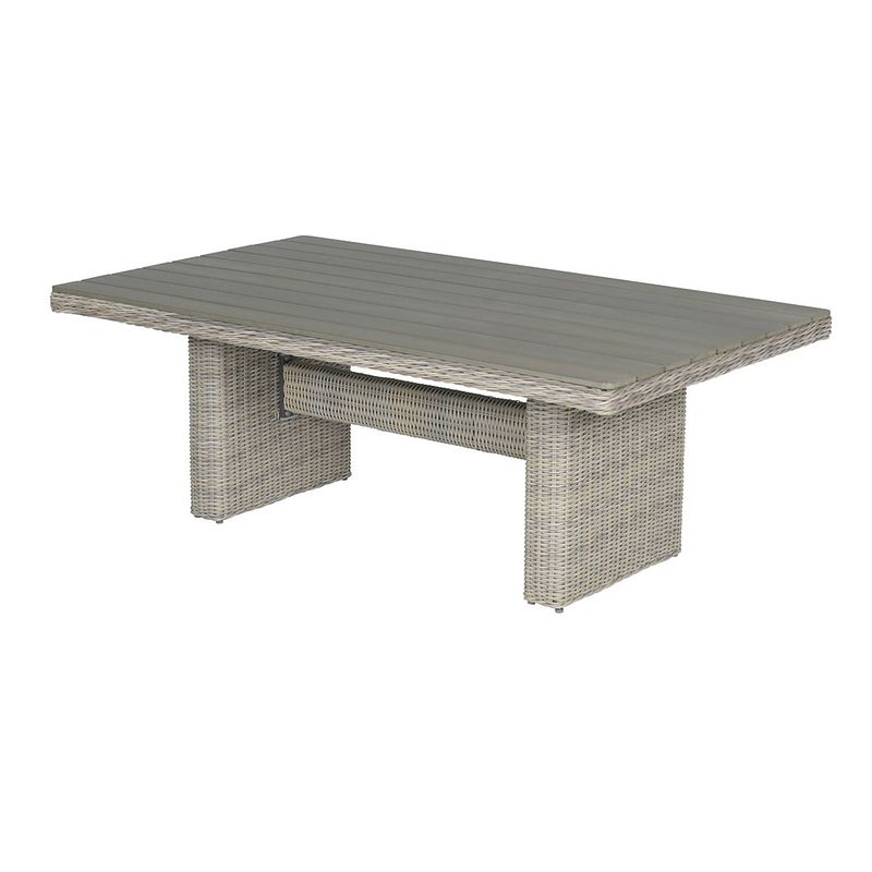 Foto van Garden impressions tennessee lounge dining tafel 180x100cm vintage willow