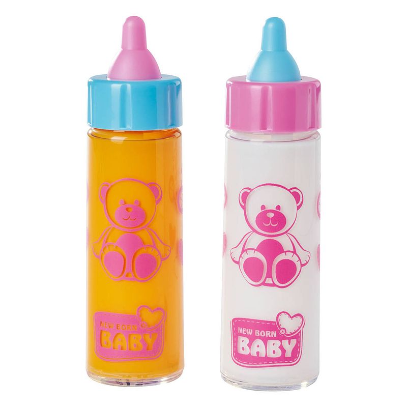 Foto van New born baby born baby magische drinkflesjes, 2st.