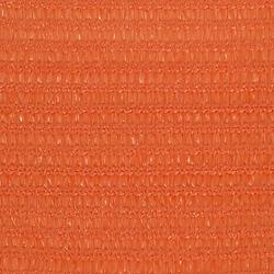 Foto van Infiori zonnezeil 160 g/m² 3,5x3,5x4,9 m hdpe oranje