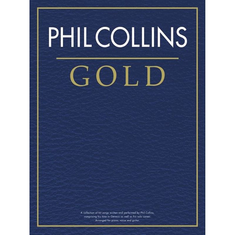 Foto van Wise publications phil collins gold voor piano, zang en gitaar