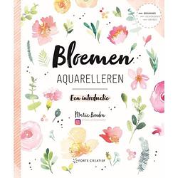 Foto van Bloemen aquarelleren