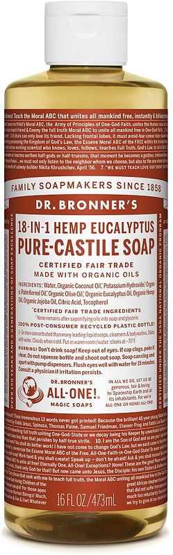 Foto van Dr. bronner magical soap eucalyptus