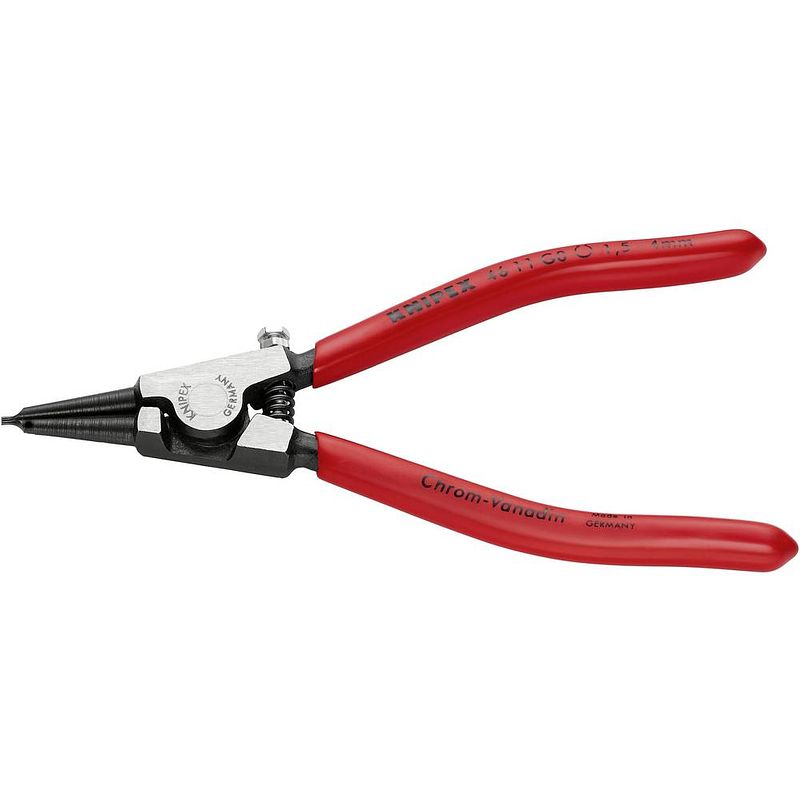 Foto van Knipex 46 11 g0 precisie-borgveertang geschikt voor borgringen buitenringen 1.5-4 mm puntvorm recht