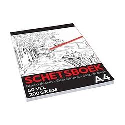 Foto van Schetsboek/tekenboek a4 formaat - schetsboeken