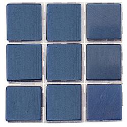 Foto van 189x stuks mozaieken maken steentjes/tegels kleur donkerblauw 10 x 10 x 2 mm - mozaiektegel