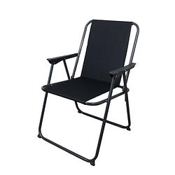 Foto van Orange85 campingstoel - vouwstoel - zwart - 55x52x76cm - stoel