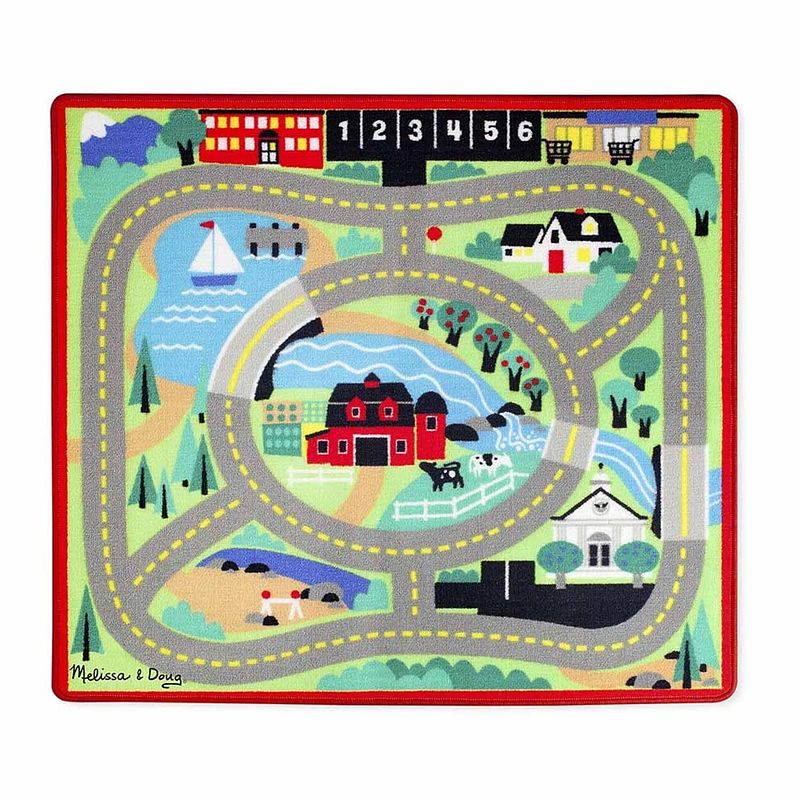 Foto van Melissa & doug - speelkleed met straat en dorp