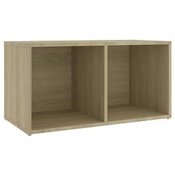 Foto van Vidaxl tv-meubel 72x35x36,5 cm spaanplaat sonoma eikenkleurig