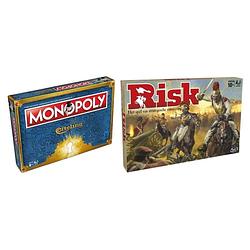 Foto van Spellenbundel - 2 stuks - monopoly efteling & hasbro risk