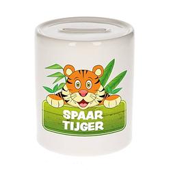 Foto van Kinder spaarpot met tijgers print 9 cm - spaarpotten