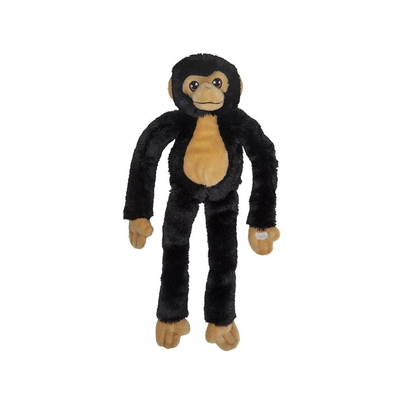 Foto van Pluche dieren knuffels hangende chimpansee aap van 48 cm - knuffeldier