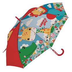 Foto van Fisher-price kinderparaplu animals 64 cm polyester rood