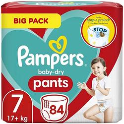 Foto van Pampers baby dry pants maat 7 - 84 luierbroekjes