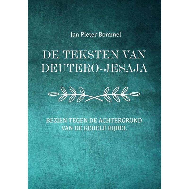 Foto van De teksten van deutero-jesaja