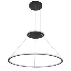 Foto van Moderne hanglamp levana - l:68cm - led - metaal - wit