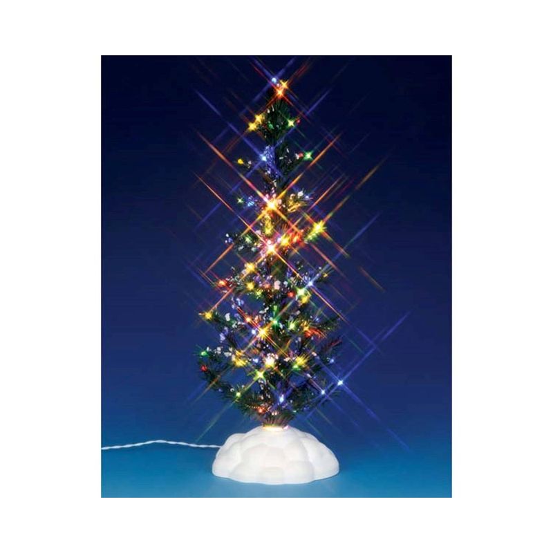 Foto van Lighted pine tree multi large