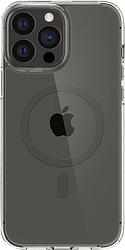 Foto van Spigen ultra hybrid apple iphone 13 pro max back cover met magsafe transparant