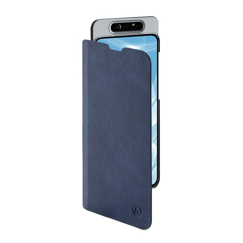 Foto van Hama booklet guard pro galaxy a80 telefoonhoesje blauw