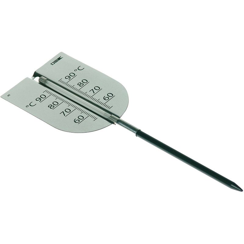 Foto van Analoge vleesthermometer / keuken thermometer kunststof 25 cm - vleesthermometers