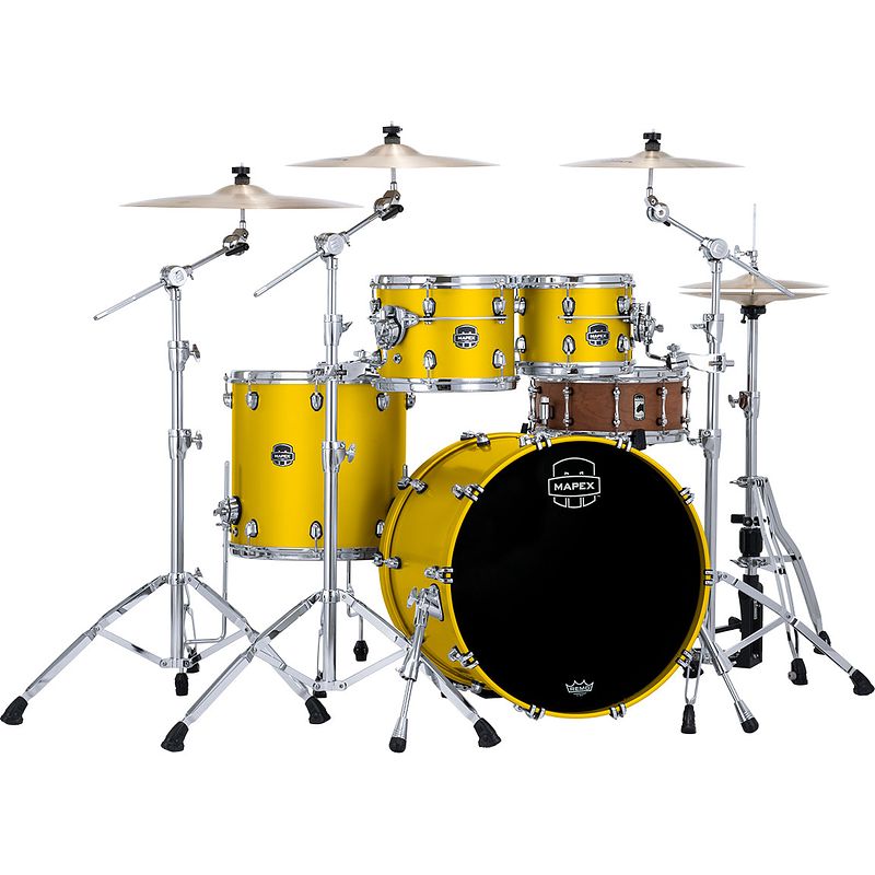 Foto van Mapex se529xm saturn evolution maple rock tuscan yellow 4-delige shellset