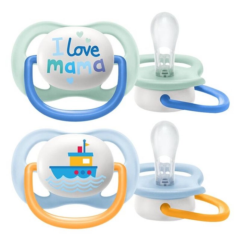 Foto van Philips avent - i love mama - ultra air fopspeen - 0/6 mnd - 2 stuks