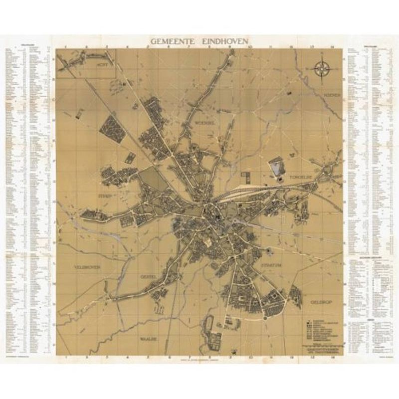 Foto van Stadsplattegrond 1941