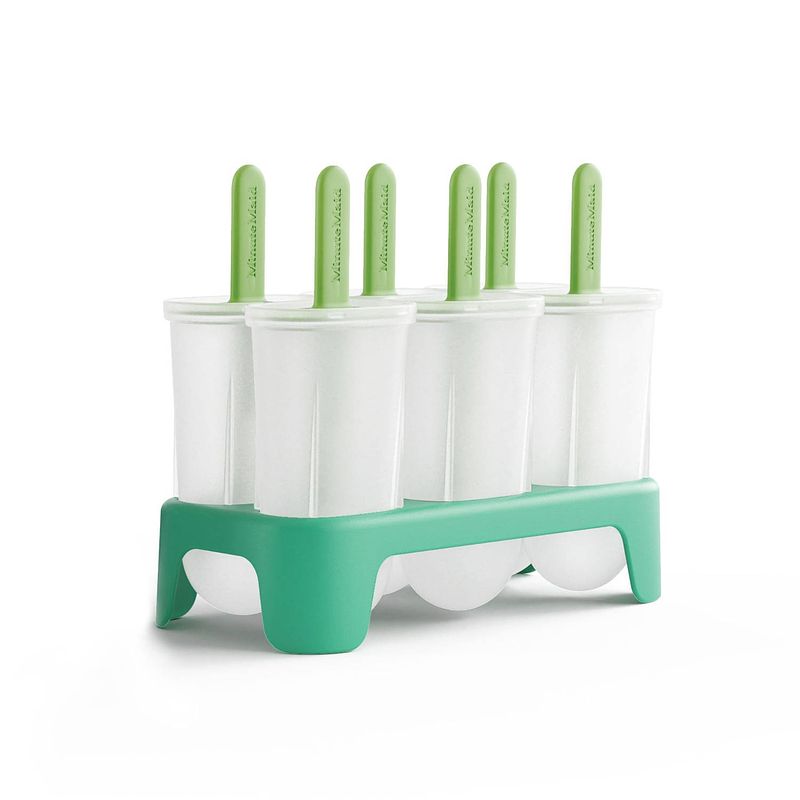 Foto van Icepopmaker, set voor zes ijsjes, groen - zoku minute maid