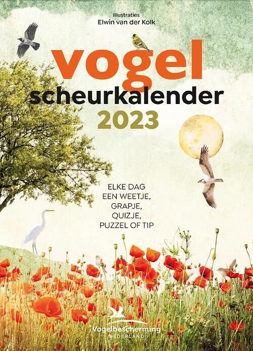 Foto van Vogelscheurkalender 2023 - sander macquoy - paperback (9789021590967)