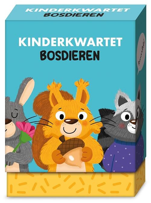 Foto van Kinderkwartet - bosdieren - paperback (9789464084771)