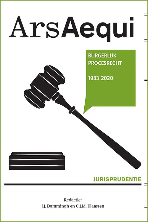 Foto van Jurisprudentie burgerlijk procesrecht 1983-2020 - paperback (9789492766649)
