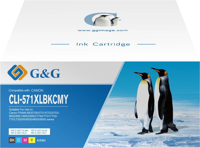 Foto van G&g cli-571xl cartridges combo pack