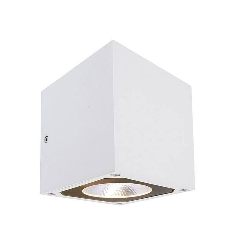 Foto van Deko light cubodo ii single w cubodo ii single wandopbouwarmatuur led vast ingebouwd energielabel: g (a - g) 8.50 w led wit