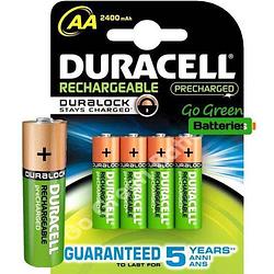 Foto van Duracell aa oplaadbare batterijen - 4 stuks