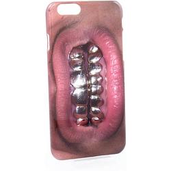 Foto van Giggle beaver telefoonhoes tanden iphone 6 polycarbonaat roze/goud