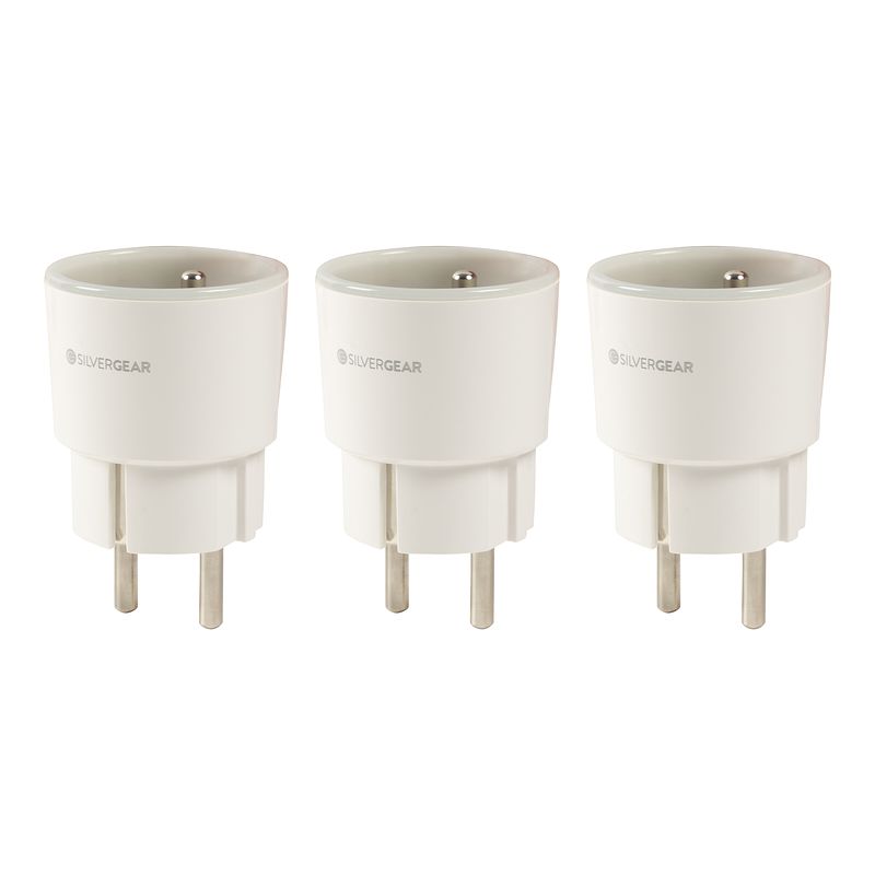 Foto van Slimme stekker wifi met penaarde - 3-pack