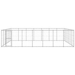 Foto van The living store hondenkennel - gegalvaniseerd staal - 770x660x180 cm - afsluitbaar