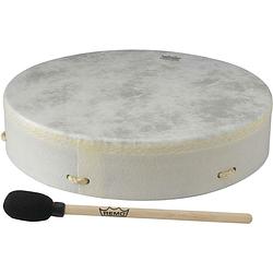 Foto van Remo e1-0316-00 buffalo drum standard 16 inch handtrommel met mallet