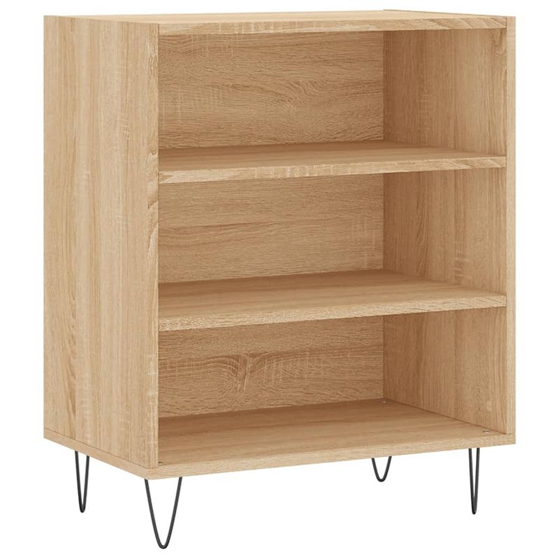 Foto van Vidaxl dressoir 57x35x70 cm bewerkt hout sonoma eikenkleurig