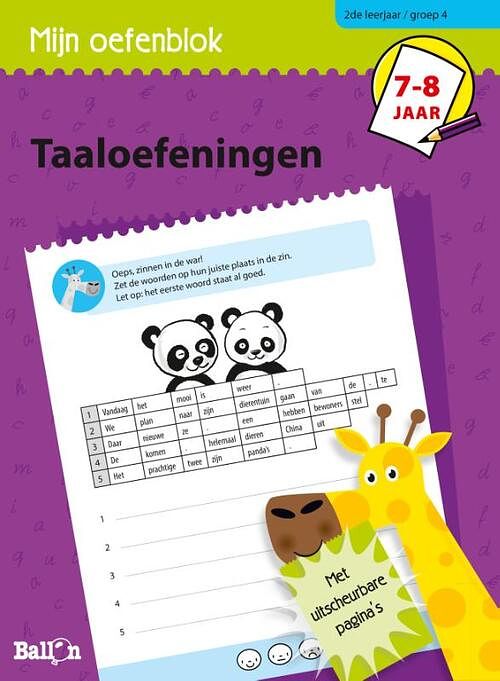 Foto van Taaloefeningen - paperback (9789037491562)